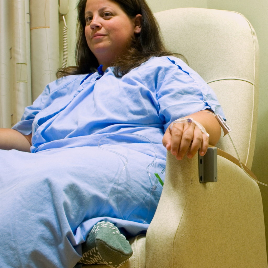 Women waiting for surgery
Recovering after plastic surgery